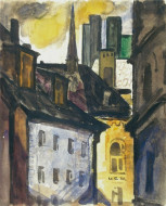 Рига. Бум., акварель. 40x50, 1973